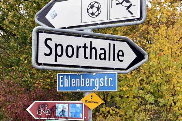 Die acht Meter breite Strasse zur Überbauung Ehlenberg