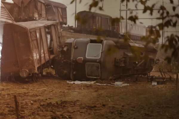 Güterzugentgleisung November 1984