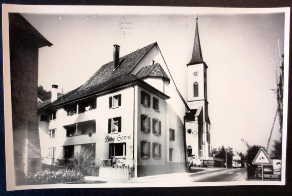 Rückseite des Gasthofs