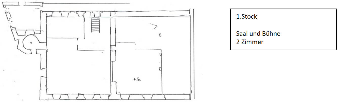 Grundriss 1. Stock