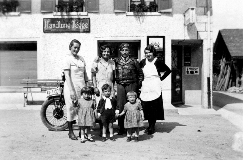 Eiken Handlung Jegge um 1939.